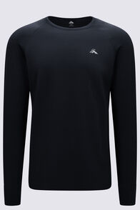 Macpac Men's Limitless Repreve&reg;  Long Sleeve T-Shirt, Black, hi-res