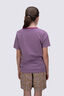 Macpac Kids' Abstract Nature Fairtrade Organic Cotton Short Sleeve T-Shirt, Grapeade, hi-res
