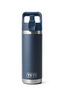 YETI&reg; Rambler&reg; Bottle with Straw Cap &mdash; 18 oz, Navy, hi-res