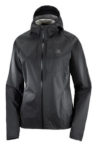 Salomon Women's Bonatti Rain Jacket, Black, hi-res
