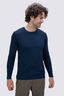 Macpac Men's Lyell 180 Merino Long Sleeve T-Shirt, True Navy, hi-res