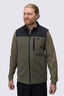 Macpac Men's Havelock Windproof Fleece Vest, Grapeleaf/Black, hi-res