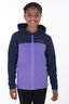 Macpac Kids' Tui Fleece Jacket, Black Iris/Aster Purple, hi-res