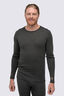 Macpac Men's 220 Merino Long Sleeve Top, Beluga, hi-res