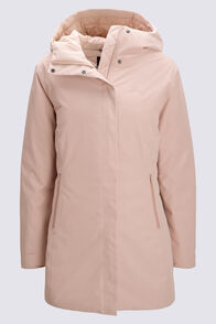 Macpac Women's Lindis Waterproof Down Coat, Cuban Sand, hi-res