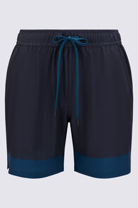 Macpac Men's Brighton 6" Boardshorts, Asphalt/Moroccan Blue, hi-res