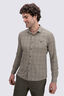 Macpac Men's Eclipse Long Sleeve Shirt, Dusky Green Check, hi-res