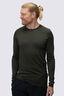 Macpac Men's Geothermal Long Sleeve Top, Beluga, hi-res