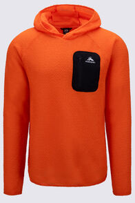 Macpac Men's Nitro Fleece Pullover, Red Orange, hi-res