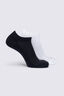 Macpac Everyday Ankle Sock &mdash; 2 Pack, Black/White, hi-res