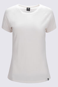 Macpac Women's Ella 180 Merino T-Shirt, Vanilla Ice, hi-res