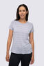 Macpac Women's Ella 180 Merino T-Shirt, Cosmic Sky/Odyssey Stripe, hi-res