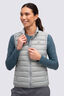 Macpac Women's Uber Light Down Vest ♺, Blue Haze, hi-res