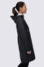 Macpac Women&rsquo;s Mistral Long Raincoat, Black, hi-res