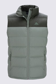 Macpac Men's Halo Down Vest ♺, Kombu/Sea Spray, hi-res