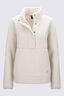 Macpac Women's Pandora High Pile Fleece Pullover, French Oak, hi-res