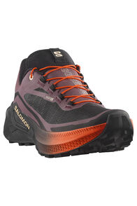 Salomon Women's Genesis 2 Trail Shoes, Huckleberry/Black/Red Orange, hi-res