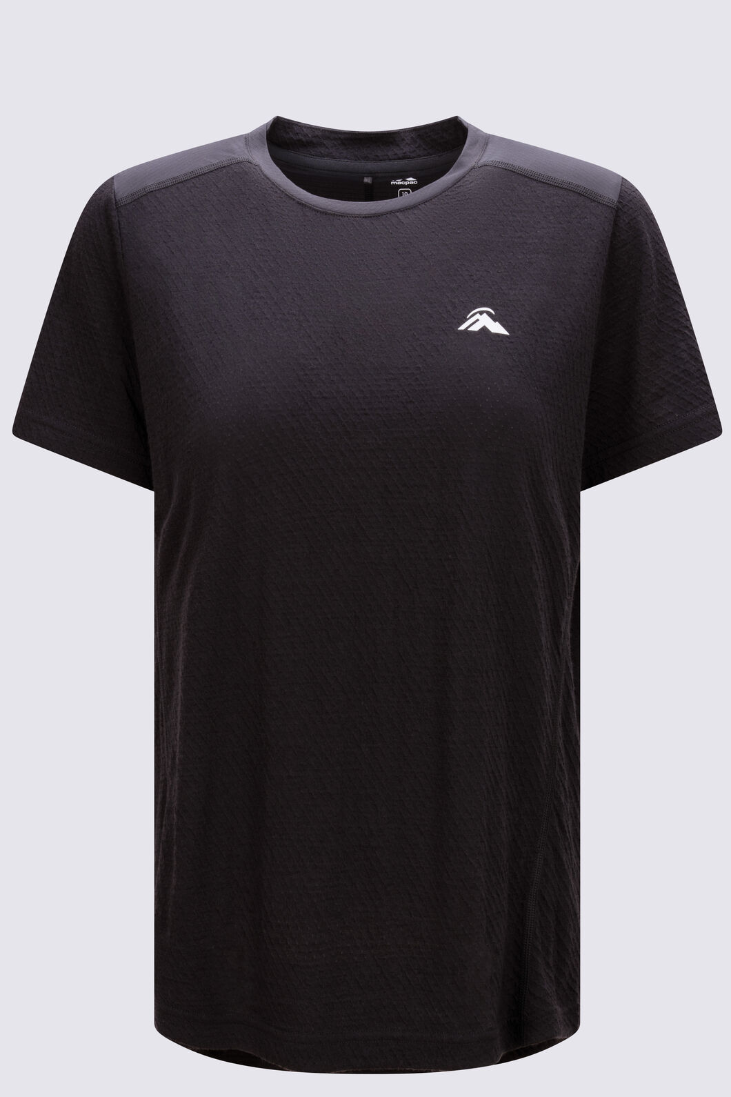 Macpac Women's Mason Merino Tech T-Shirt, Black, hi-res