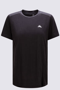 Macpac Women's Mason Merino Tech T-Shirt, Black, hi-res