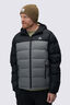 Macpac Men's Halo Hooded Down Jacket ♺, Black/Smoked Pearl, hi-res
