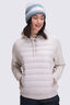 Macpac Women's Down Hybrid Hoodie, Moonbeam, hi-res