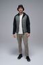 Macpac Men's Uber Light Hooded Down Jacket ♺, Black/Agave, hi-res
