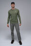 Macpac Men's brrr&deg; Long-Sleeve T-Shirt, Bronze Green, hi-res