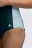 Macpac Women's Southshore Active One Piece Swimsuit, Deep Teal/Icy Morn, hi-res
