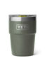 YETI® Rambler® Stackable Cup — 16 oz, Camp Green/Firefly Yellow, hi-res