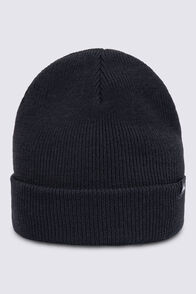 Macpac Thick Knit Beanie, Black, hi-res