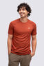 Macpac Men's Cass Short Sleeve T-Shirt, Burnt Henna Marle, hi-res