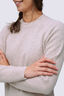 Macpac Women's Hearth Merino Long Sleeve Crew, Oatmeal Marle, hi-res