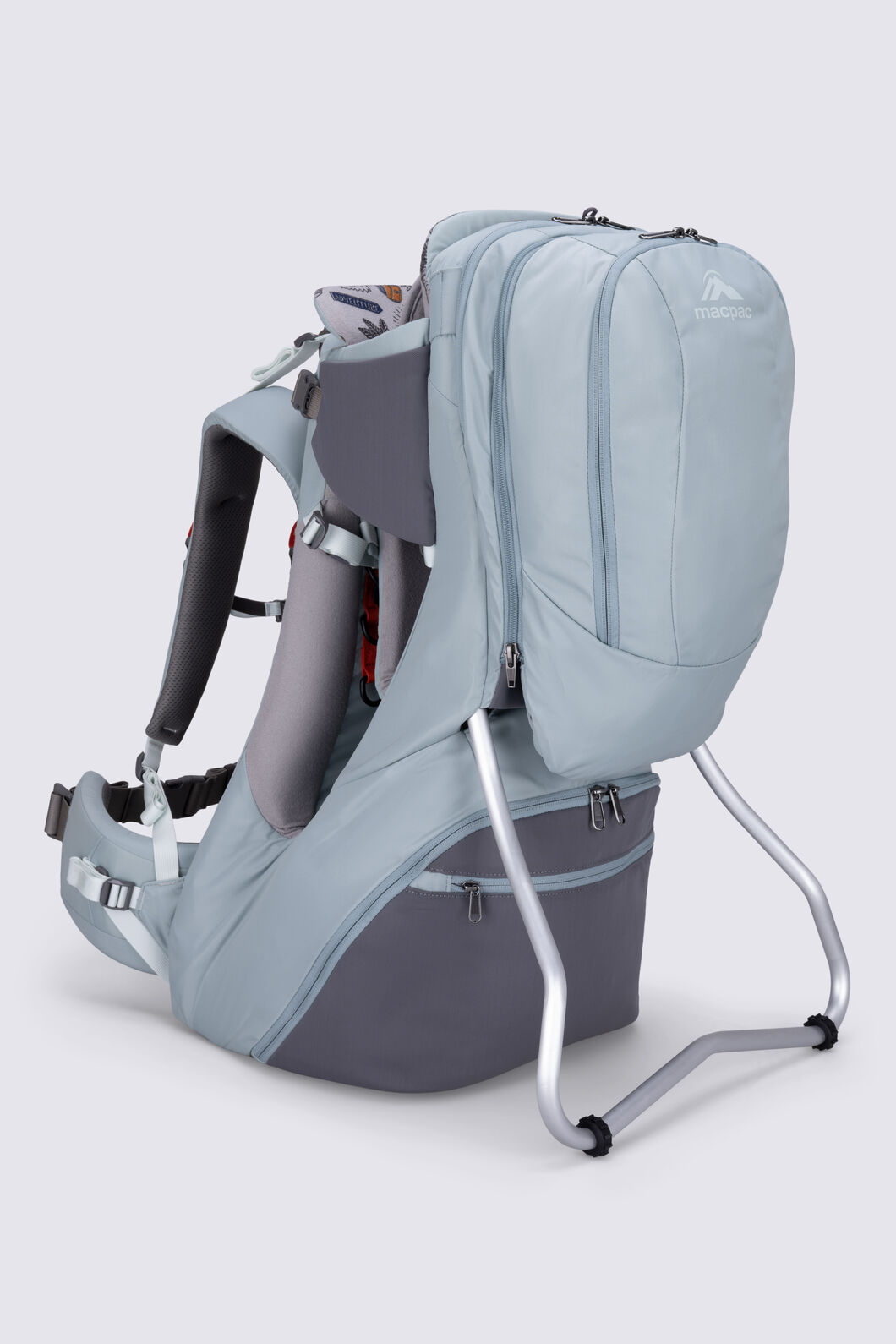 Macpac Vamoose Child Carrier, Grey Mist, hi-res