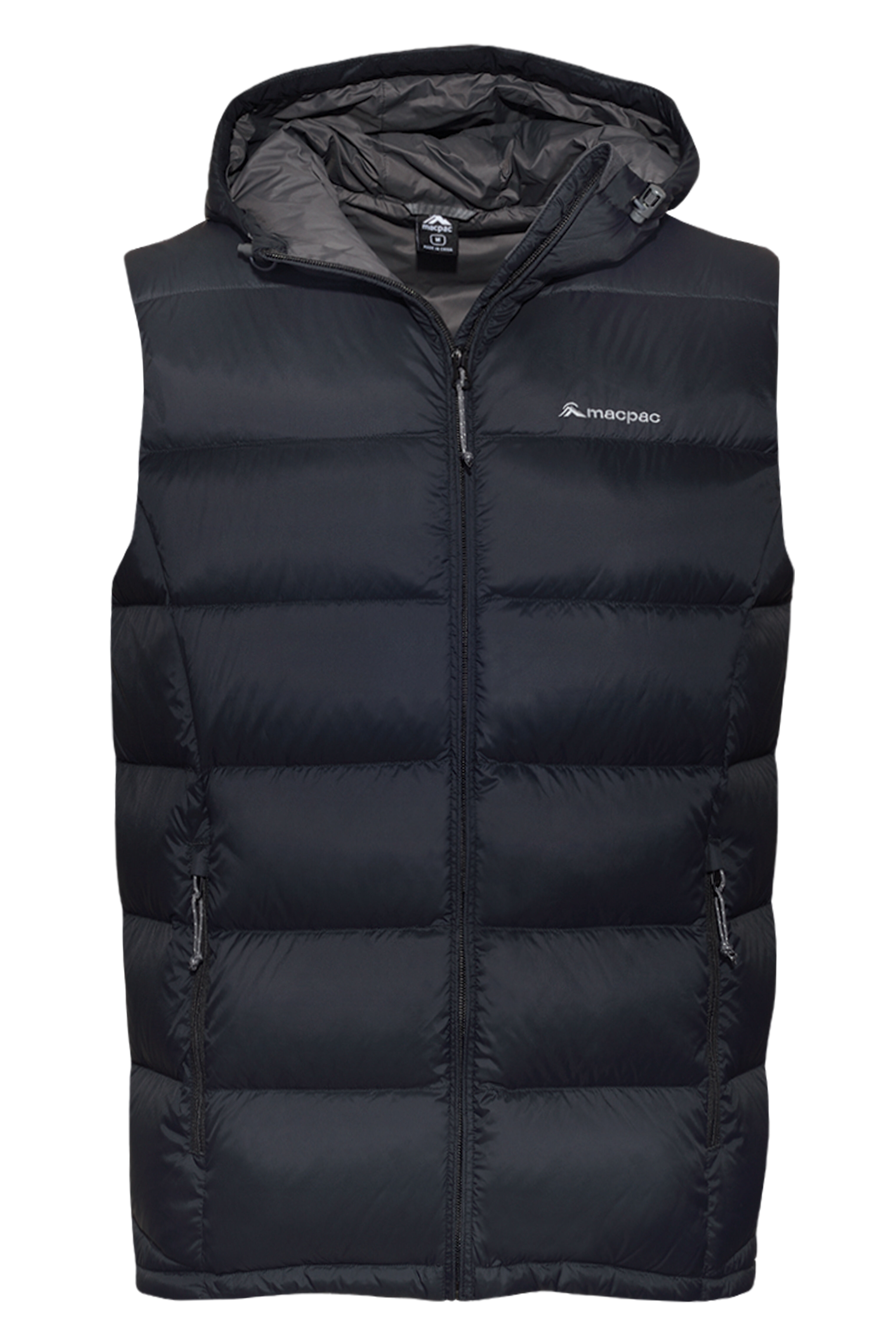 Mens hooded down vest clearance