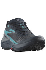 Salomon Men's Genesis Trail Running Shoes, Carbon/Tahitian Tide/Quiet Sha, hi-res