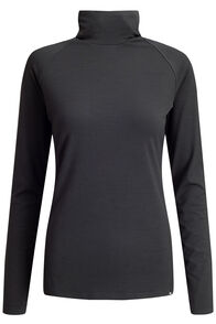 Macpac Women's 180 Merino Skivvy, Black, hi-res