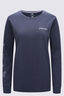Macpac Women's Whimsical Journey Fairtrade Organic Long Sleeve T-Shirt, Odyssey, hi-res