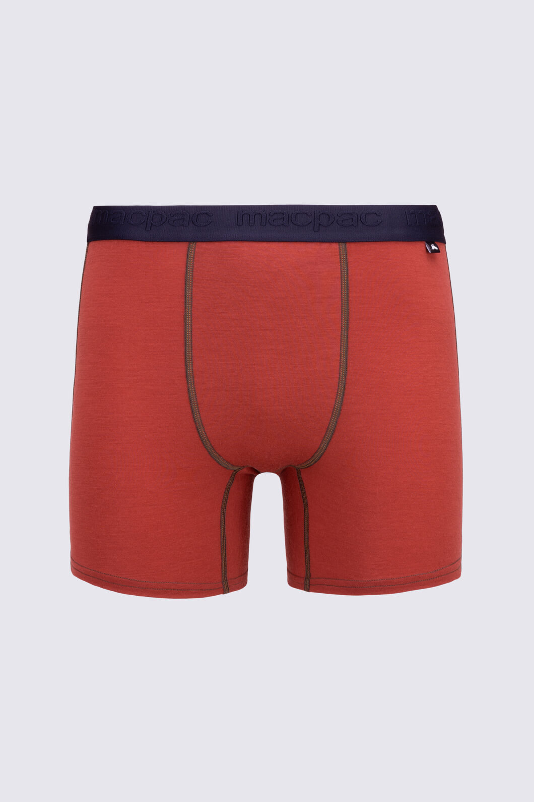 Macpac Men's 180 Merino Boxers, Barn Red, hi-res