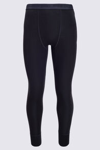 Macpac Men's 220 Merino Long Johns, Black, hi-res