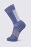 Macpac Kids' Tech Ski Sock, Blue Ice/Xenon Blue, hi-res