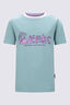 Macpac Kids' Explorer Fairtrade Organic Cotton Short Sleeve T-Shirt, Oil Blue, hi-res