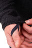 Macpac Men's Nitro Fleece Pullover, Black/Flame Scarlet, hi-res