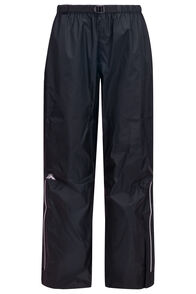 Macpac Women's Jetstream Rain Pants, Black, hi-res