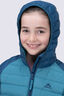 Macpac Kids' Uber Light Hooded Down Jacket, Legion Blue/Biscay Blue, hi-res
