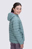 Macpac Kids' Uber Light Hooded Down Jacket, Oil Blue, hi-res