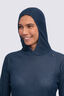 Macpac Women's Nitro Fleece Pullover, Blue Wing Teal, hi-res
