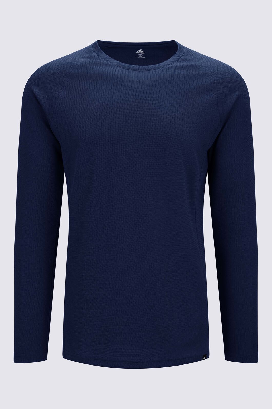 Macpac Men's Long Sleeve Exothermal Top, Navy, hi-res