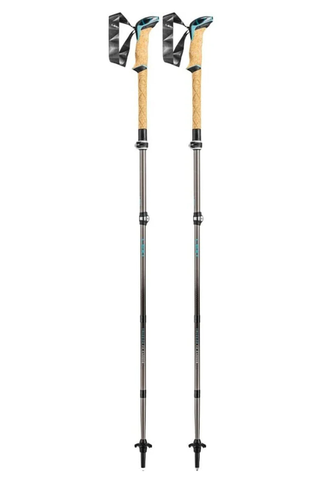 Leki Cressida FX Carbon Trekking Pole 100, Brown Metallic/Mint, hi-res