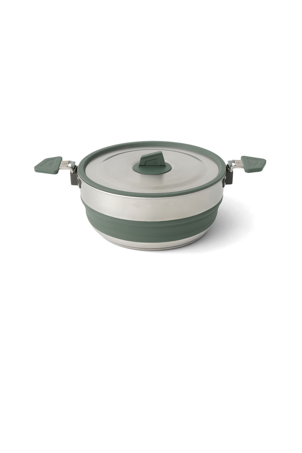 Sea to Summit Detour Stainless Steel Collapsible Pot — 3L, Laurel Wreath, hi-res