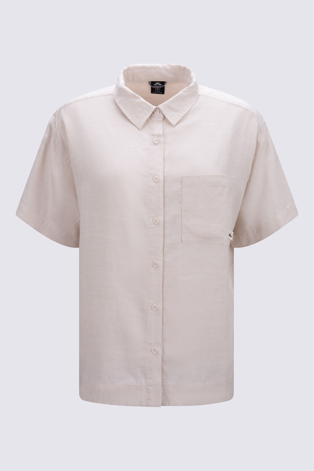 Macpac Women&rsquo;s Laidback Shirt, Moonbeam, hi-res
